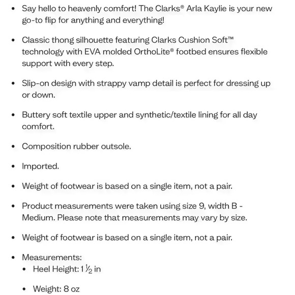 Women’s Clark’s Cloudstepper thong, sandal, in black and gray, size 11 - Picture 5 of 5